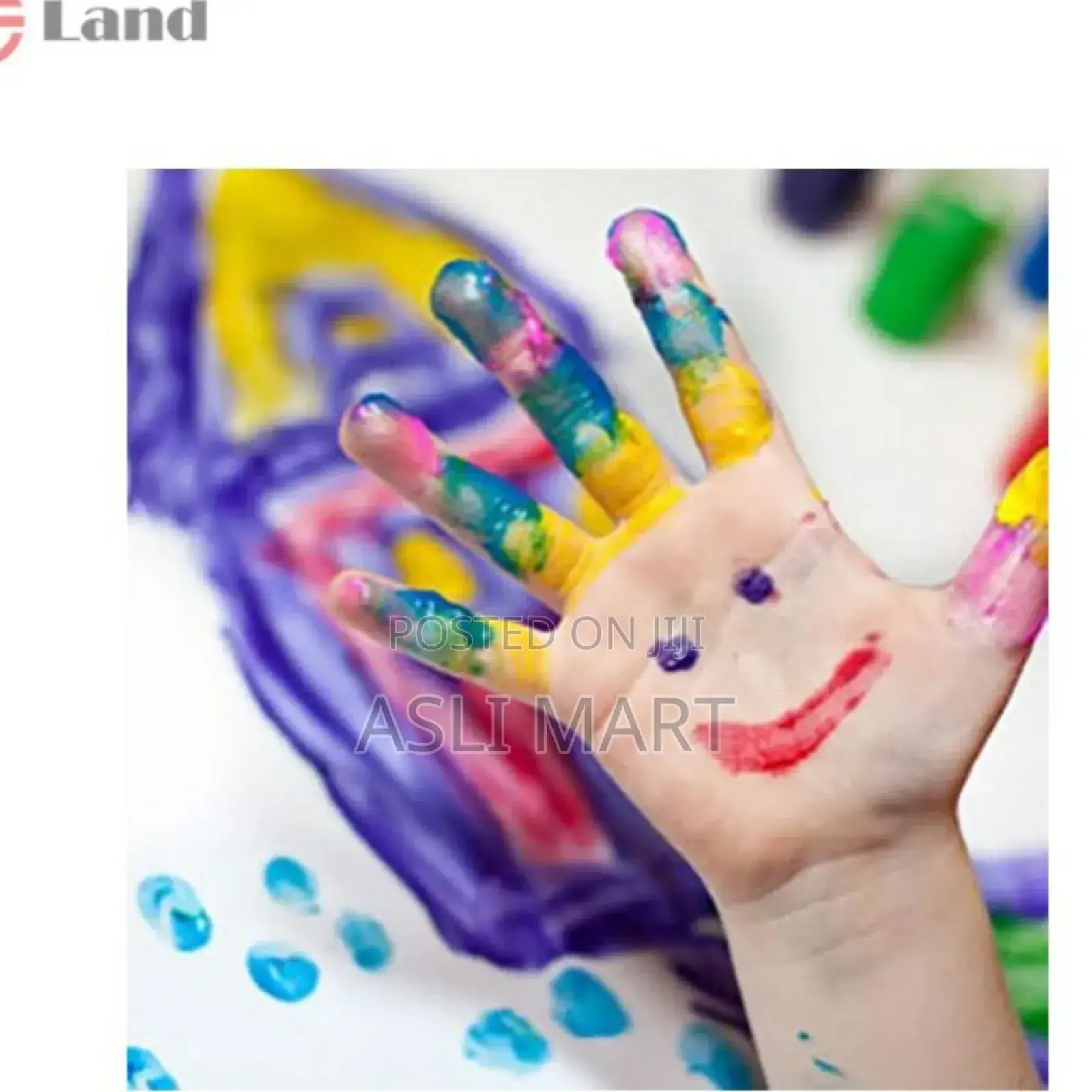 Six Color Kids Finger Paint