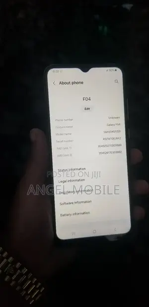 Samsung Galaxy F04 64 GB Gray