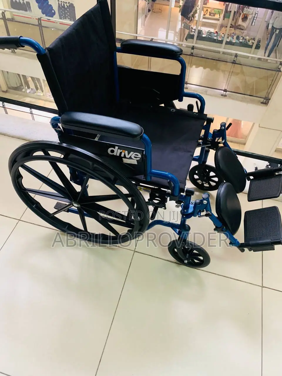 Wheelchair With Swing-Away Footrests, Lightweight Wheelchair