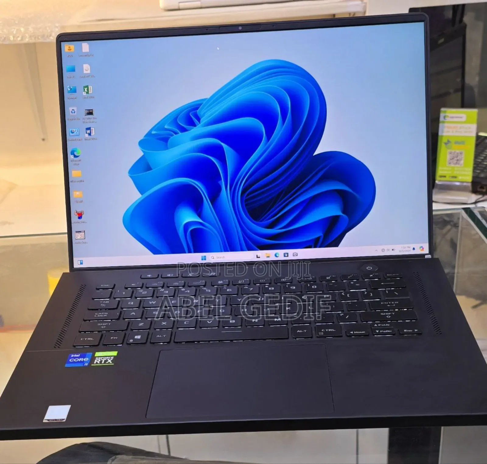 New Laptop Asus ROG Zephyrus M16 GU603HR 16GB Intel Core I7 SSD 512GB