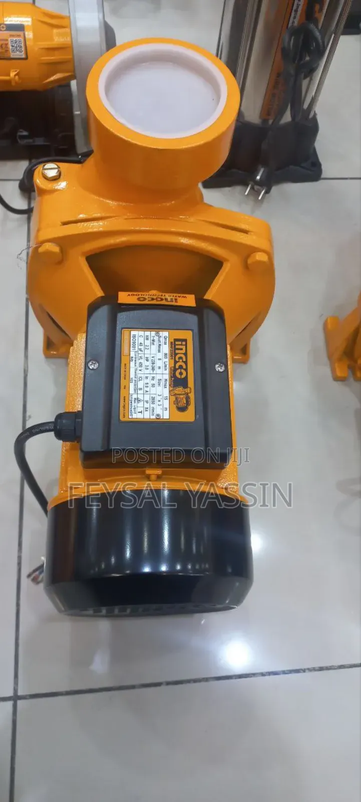 Water Pump Centrifugal 3hp Ingco