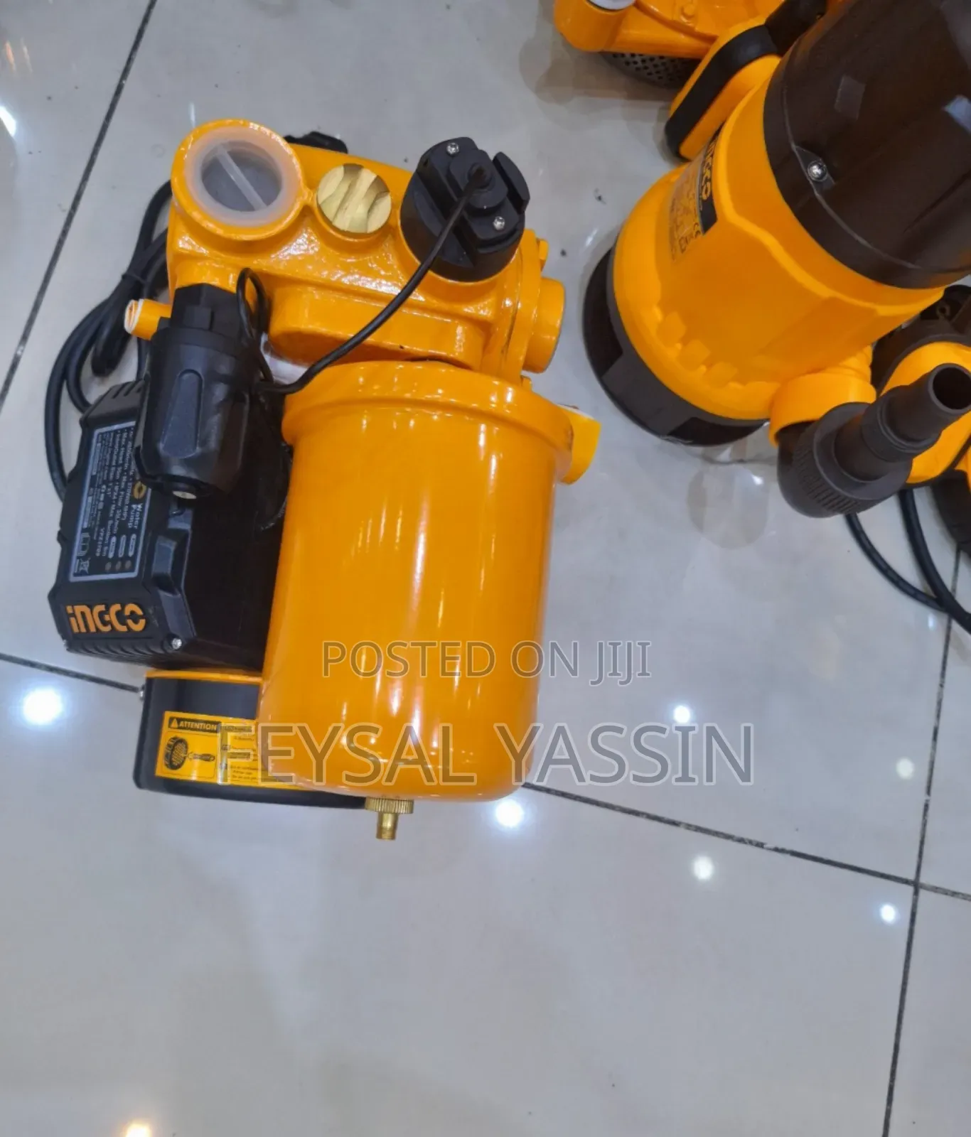 Water Booster Pump Ingco 0.5hp - 1hp