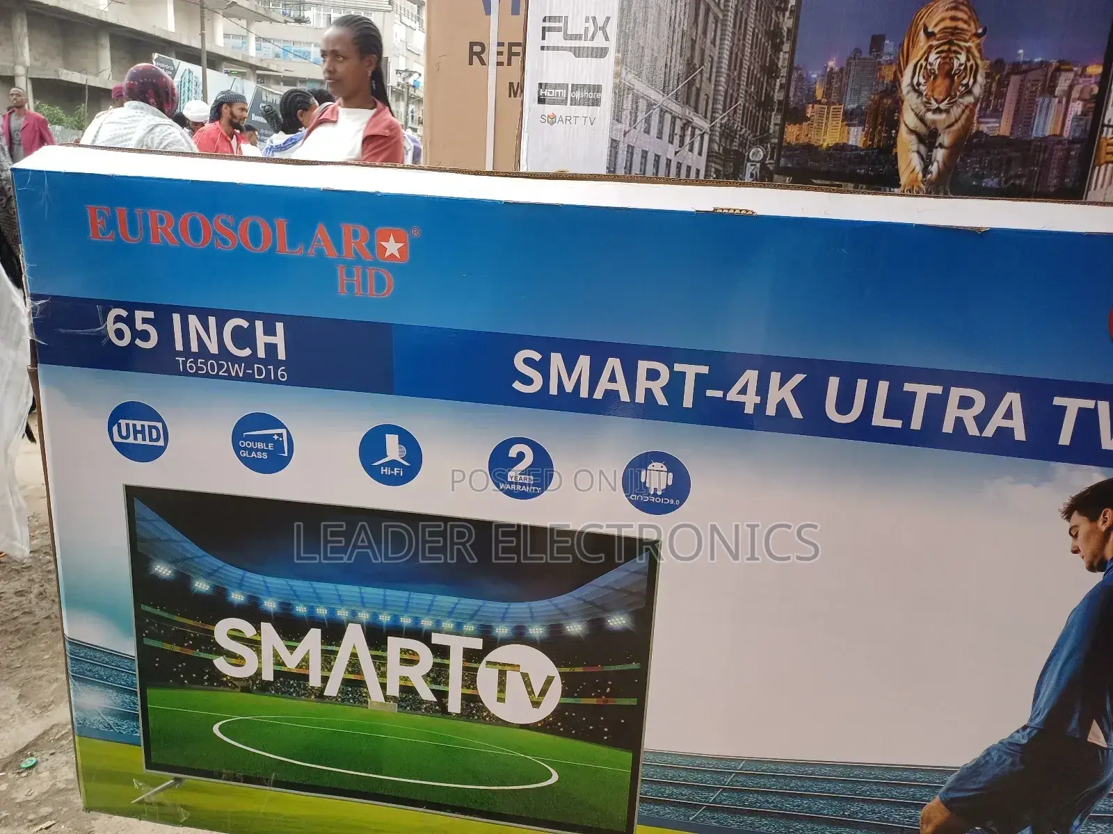 Eurosolar Tv 65 Inch Smart Android Tv