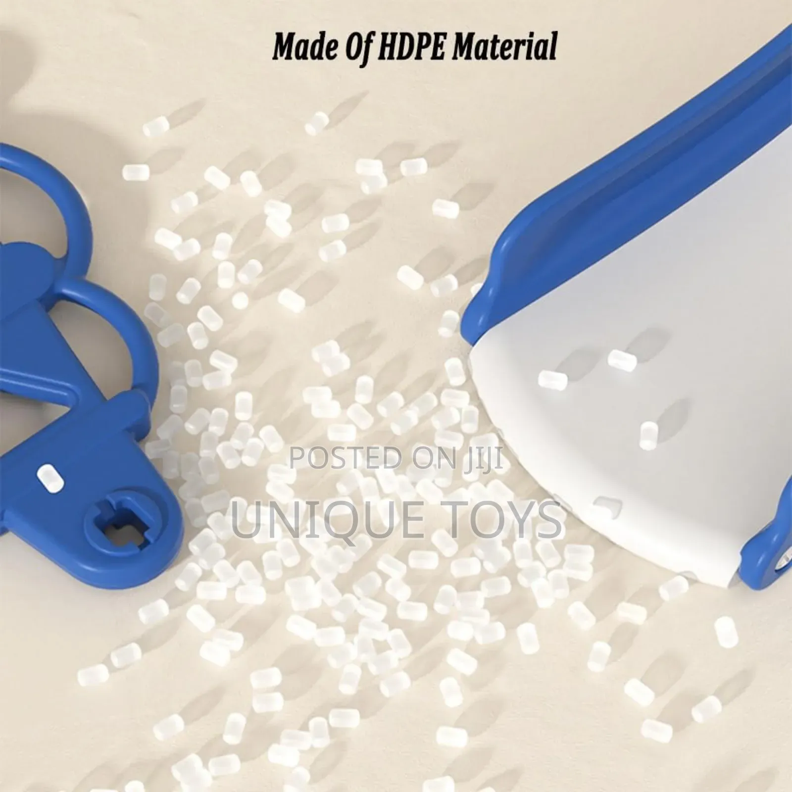 3-in-1 Foldable Slide:
Climbing + Slide + Basketball