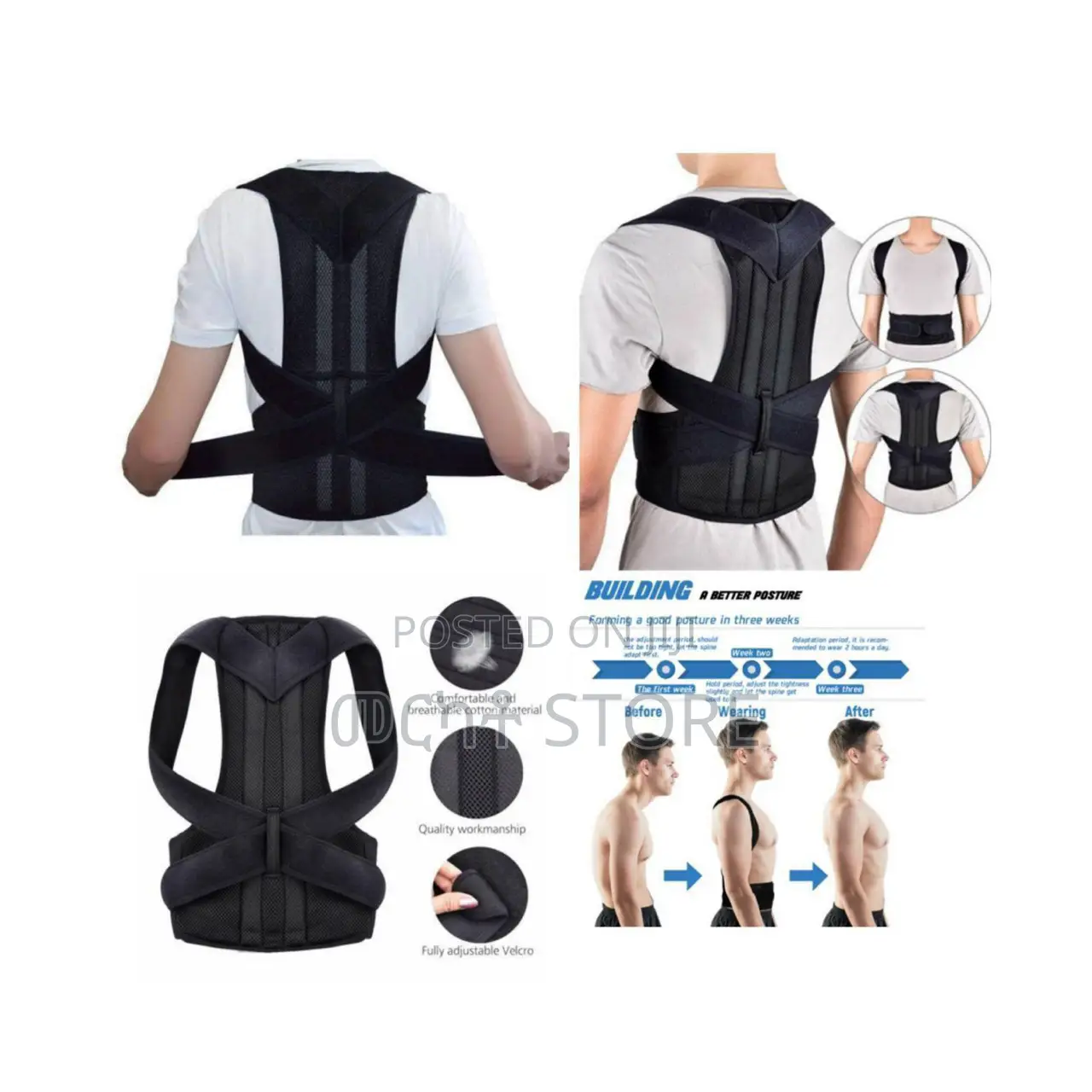Adjustable Posture Corrector Belt