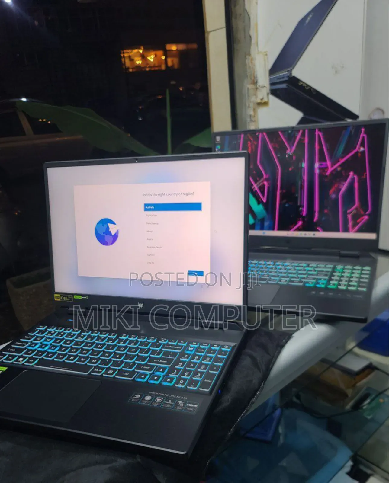 New Laptop Acer Predator Helios 300 32GB Intel Core I9 SSD 1T