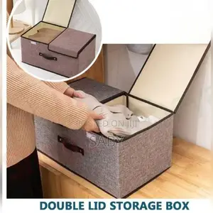 Double Lid Storage Box