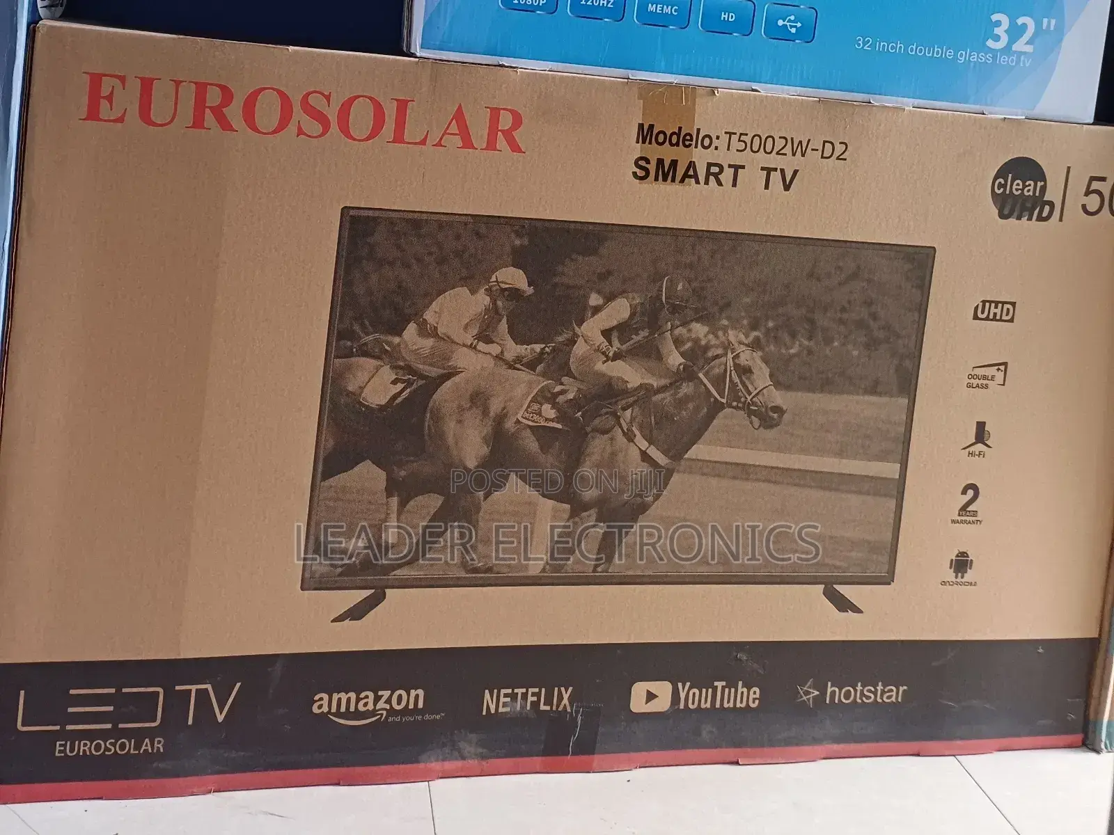 Eurosolar Tv 50 Inch Smart Android Tv
