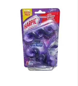 Photo - Harpic Active Fresh Lavender Toilet Cleaner Rim Block
