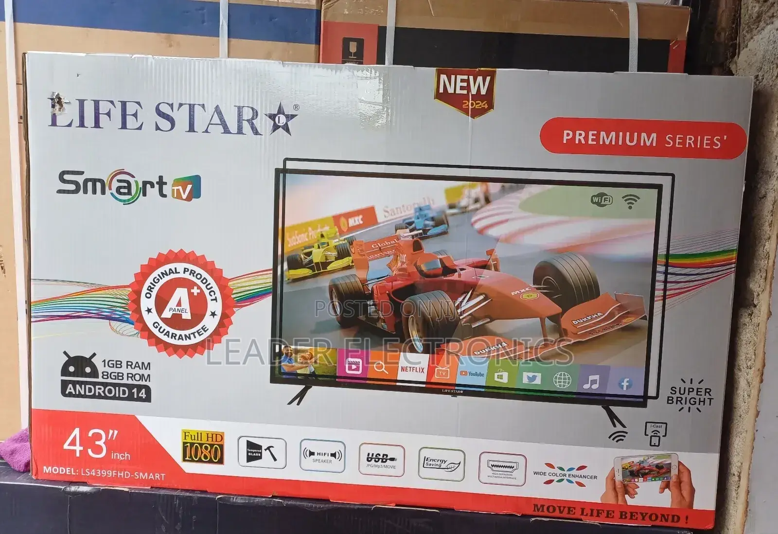 Lifestar Tv 43 Inch Smart Android Tv