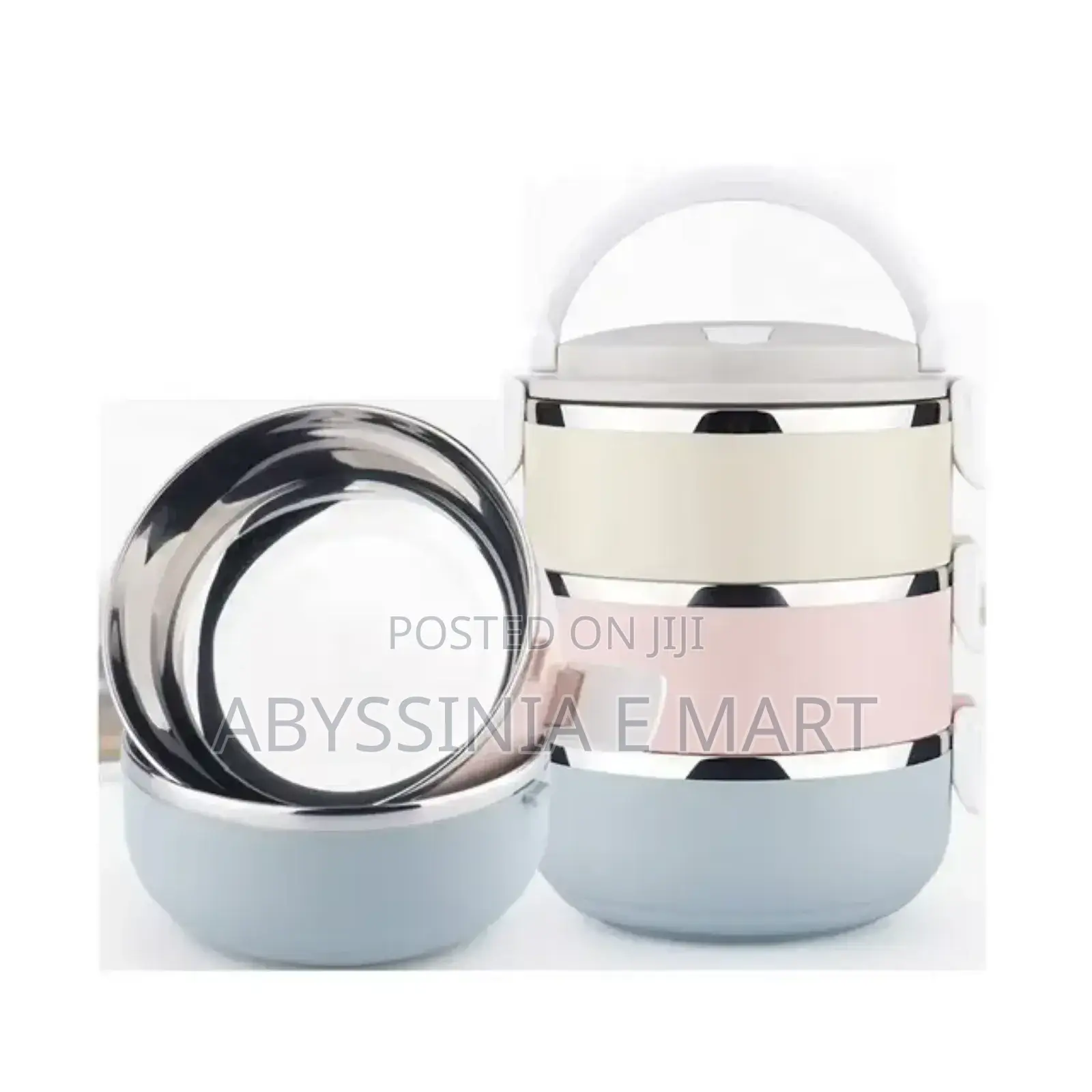  2 Layer Stainless Still Lunch Box