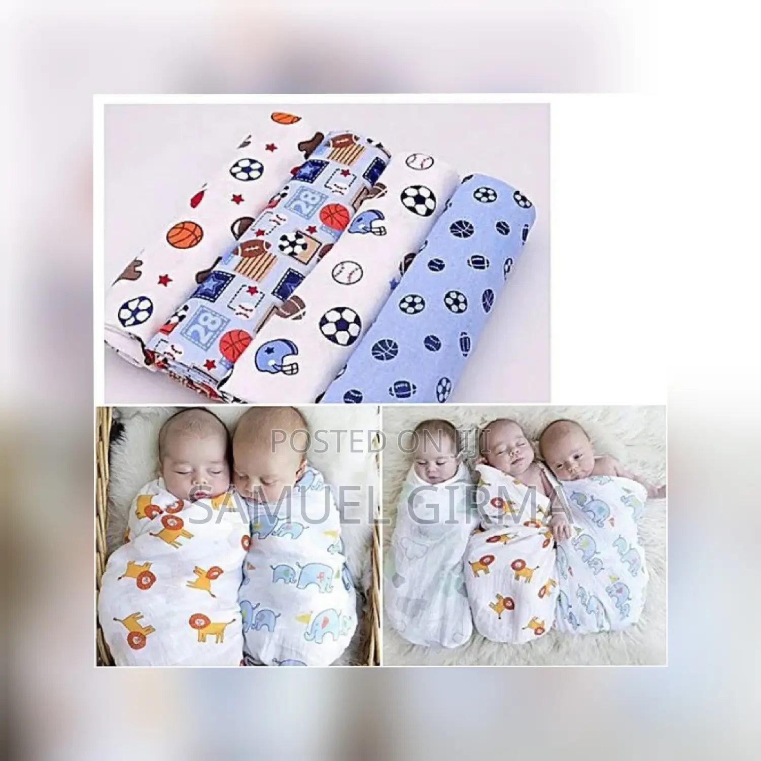 4pcs/Set Flannel Receiving Blankets