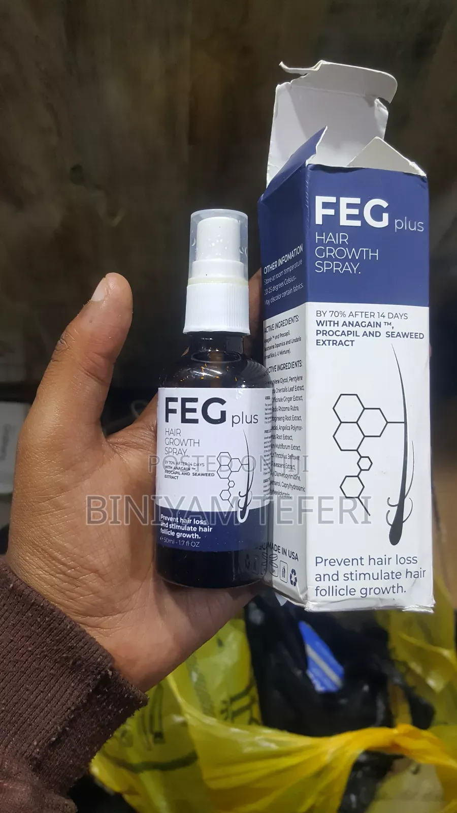 Feg Plus Hair Growth Oil