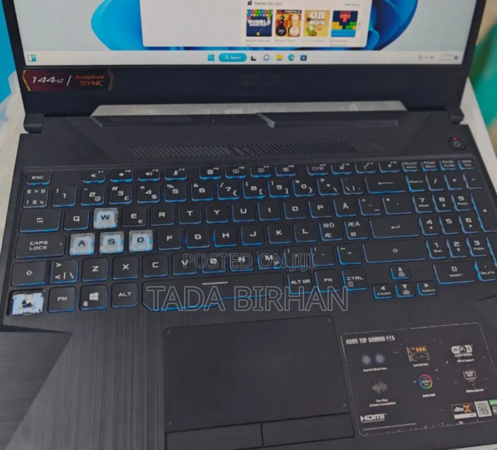 New Laptop Asus TUF Gaming A15 16GB Intel Core I7 SSD 512GB
