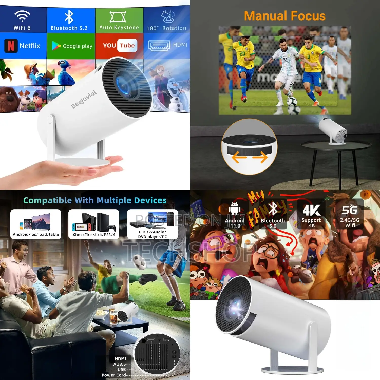 Smart Portable Android Projector