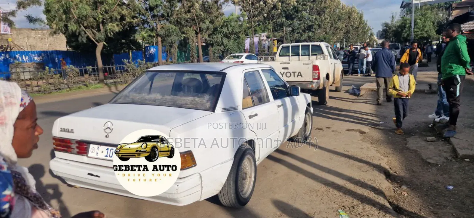 Mercedes-Benz 190E 1989 White
