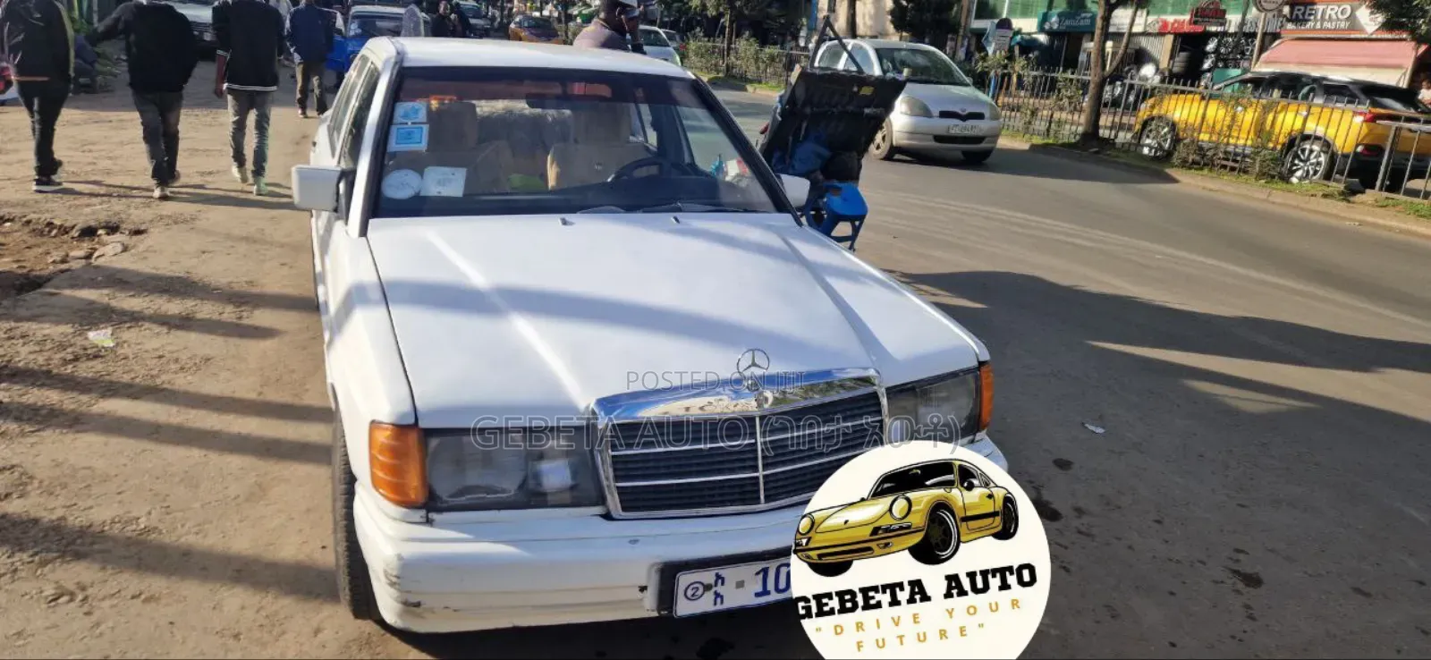 Mercedes-Benz 190E 1989 White