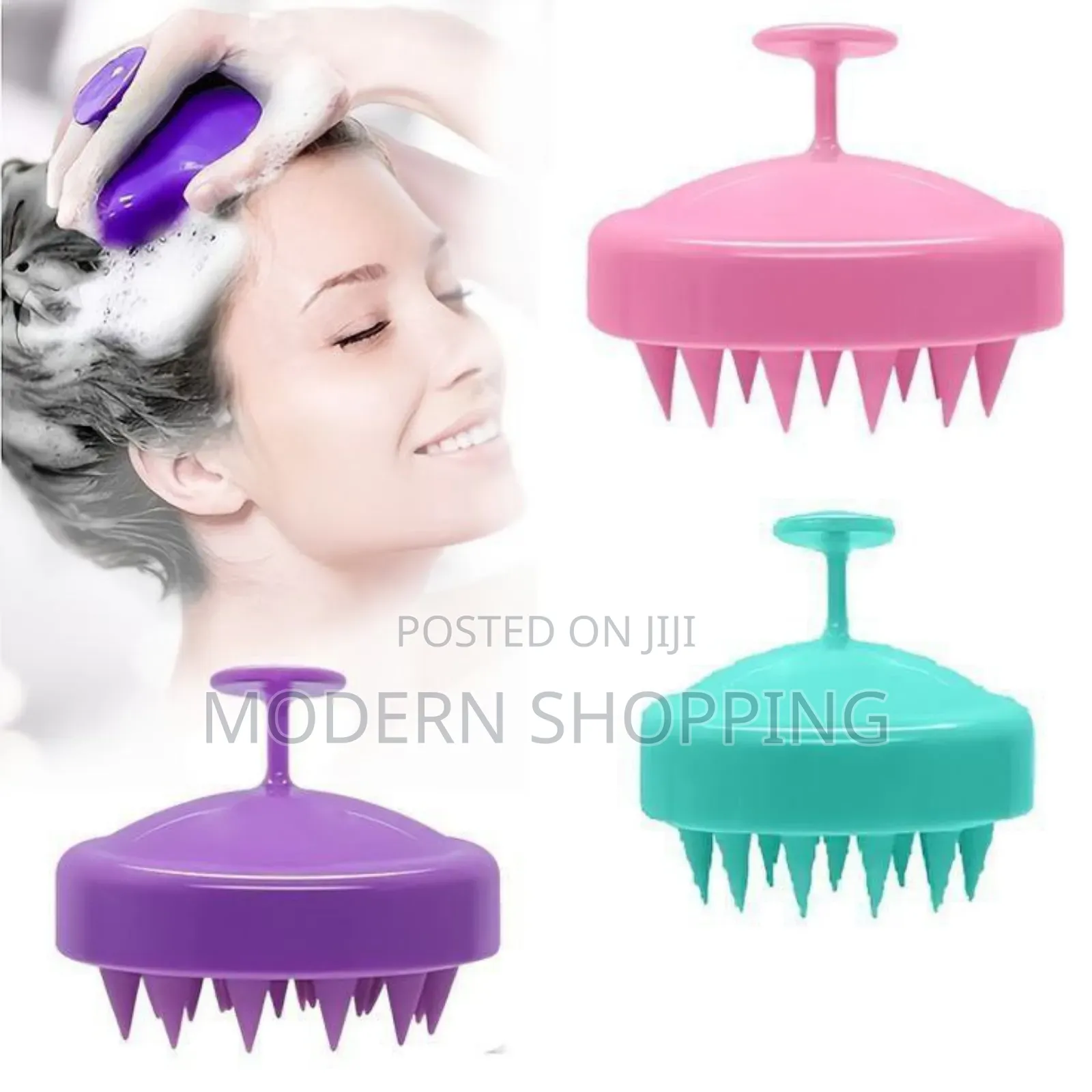 Silicon Hair Scalp Massager Shampoo Brush