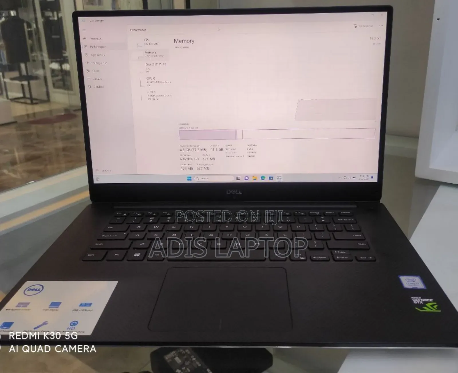 New Laptop Dell XPS 13 16GB Intel Core I7 SSD 512GB