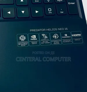 New Laptop Acer Predator Helios Neo 16 16GB Intel Core I9 SSD 512GB