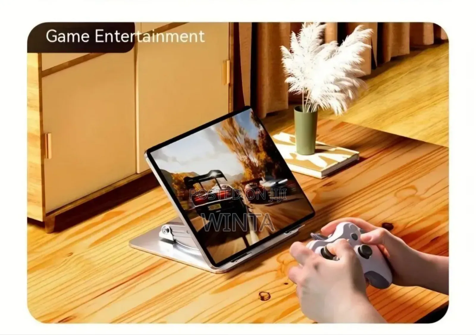 360° Rotaing Green Lion Laptop Stand