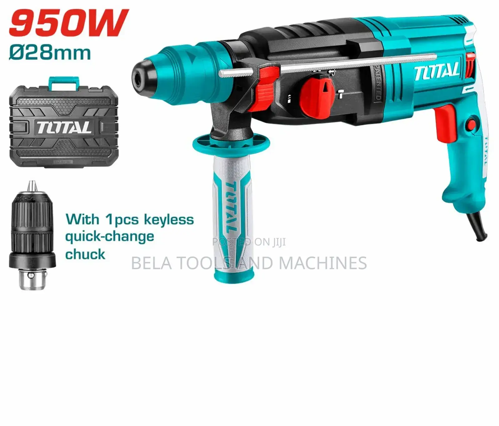 Total 950w Hammer Drill
