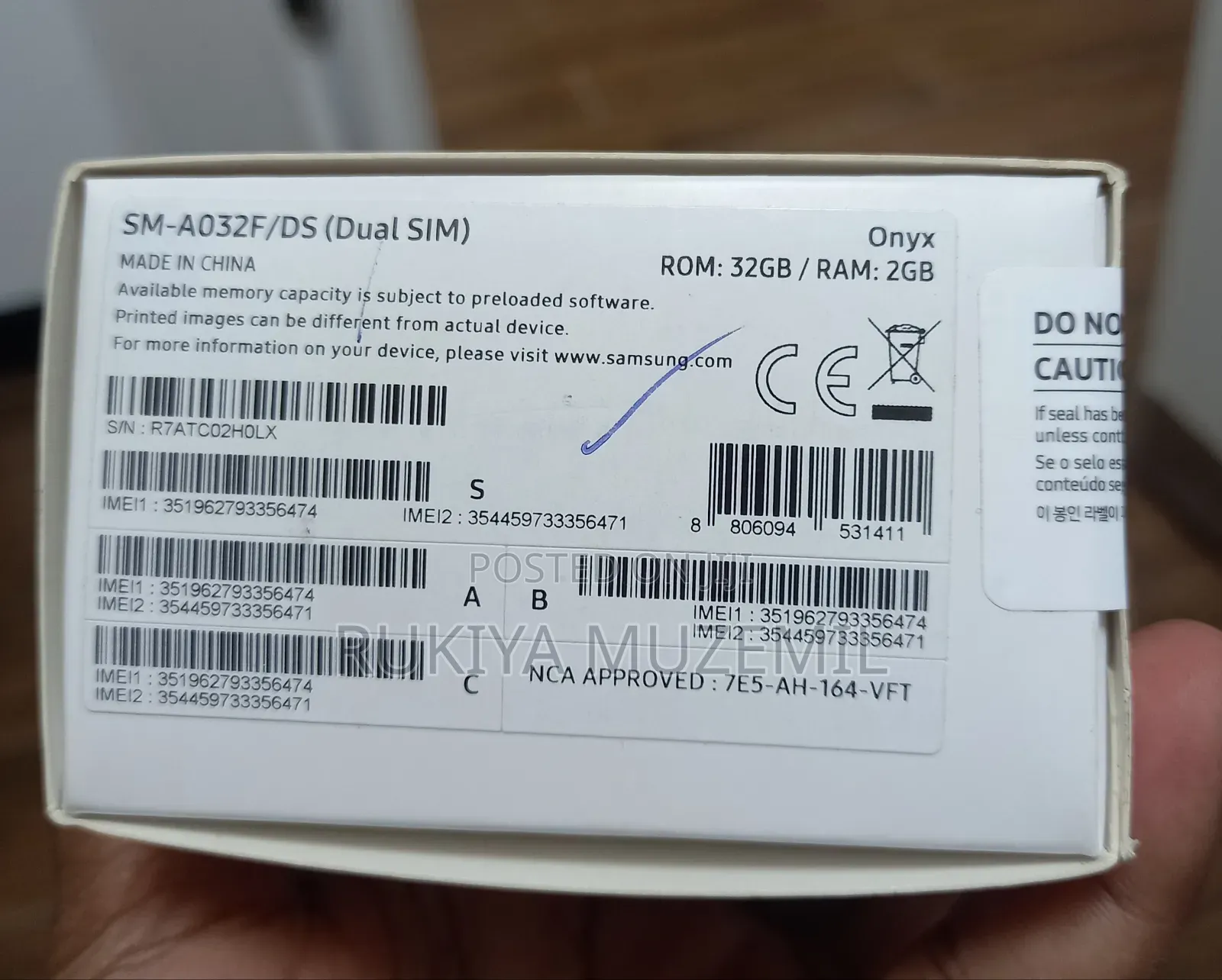 New Samsung Galaxy A03 Core 32 GB Black