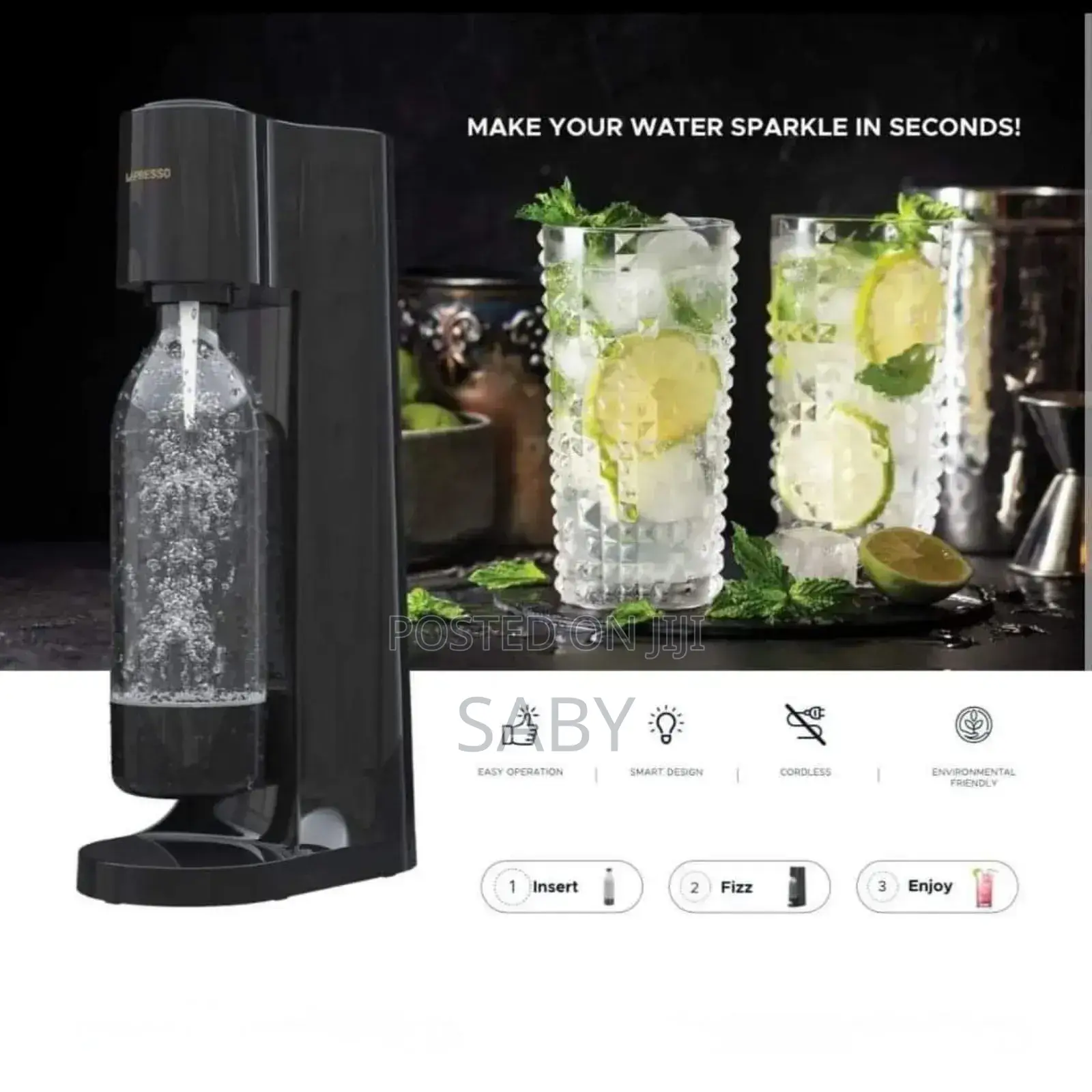 Lepresso Sparkling Water Instant Carbonation Machine