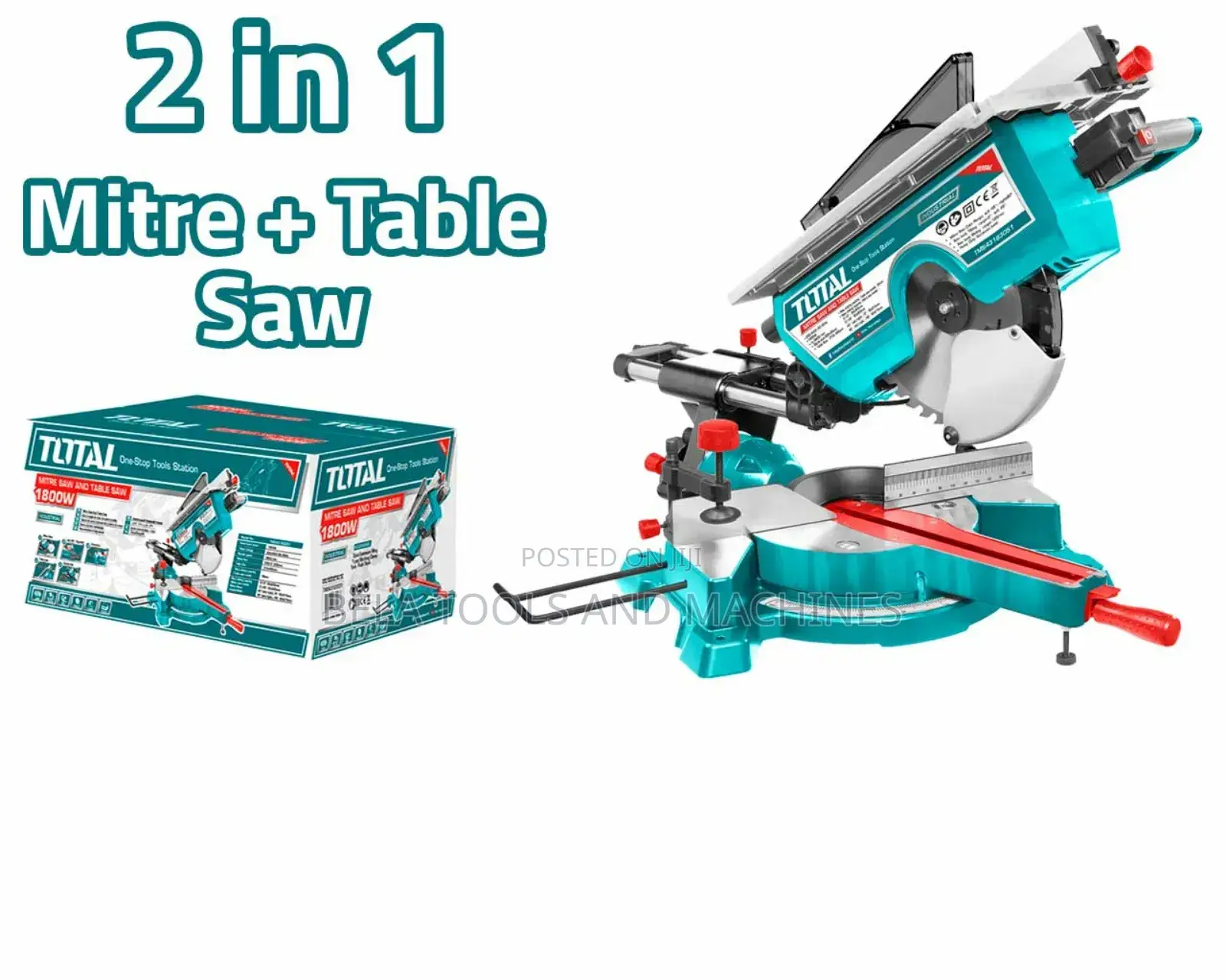 Total Miter Saw and Table Saw 1800w