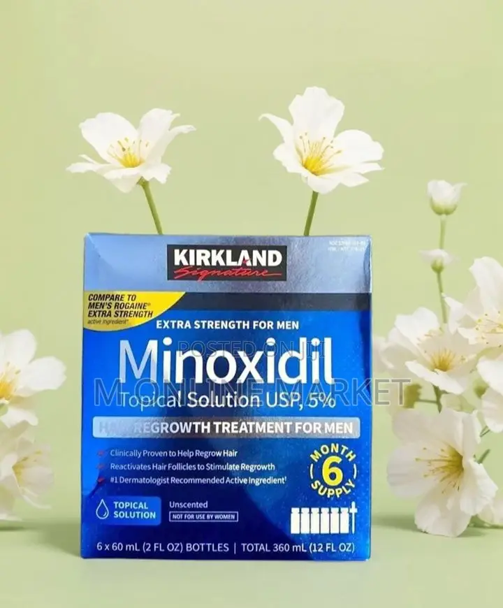 Minoxidil 5% Stimulates Hair Follicles