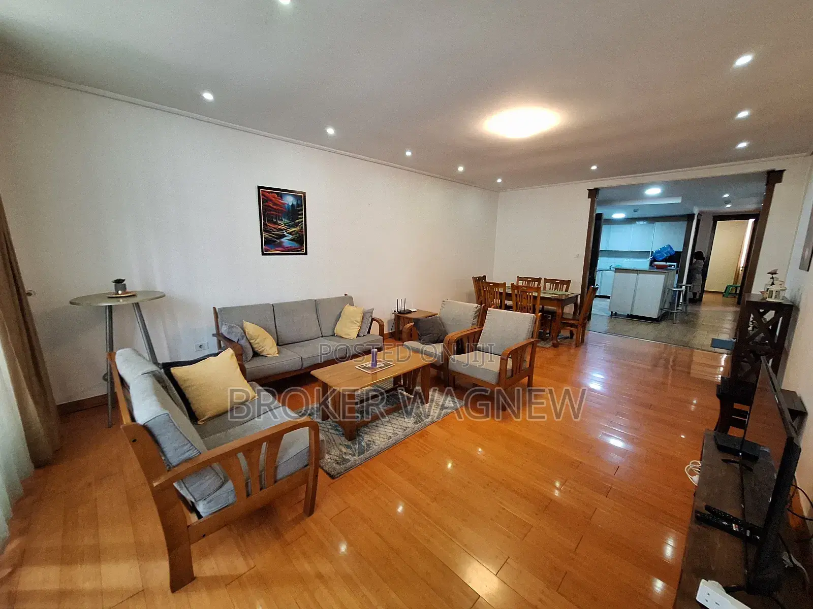 Furnished 3bdrm Apartment in Bole for rent