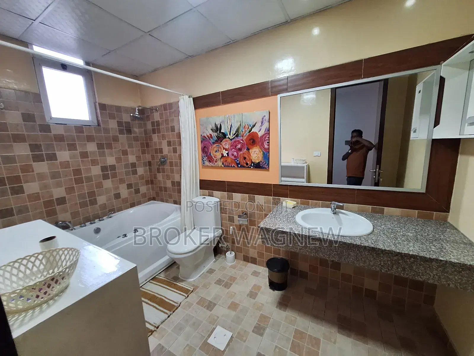 Furnished 3bdrm Apartment in Bole for rent