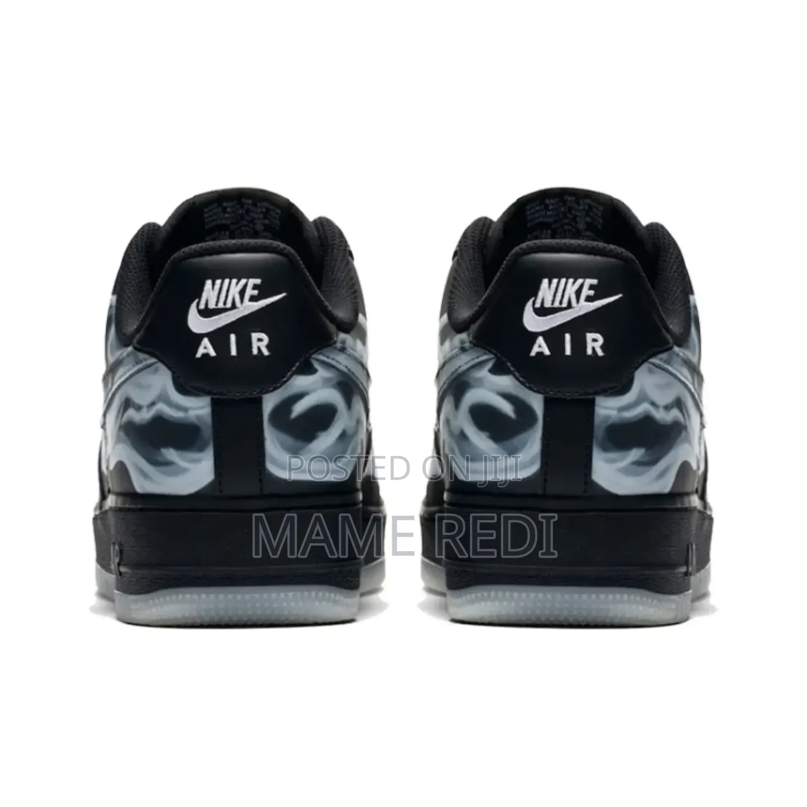 Nike Air Force 1 Low Black Skeleton