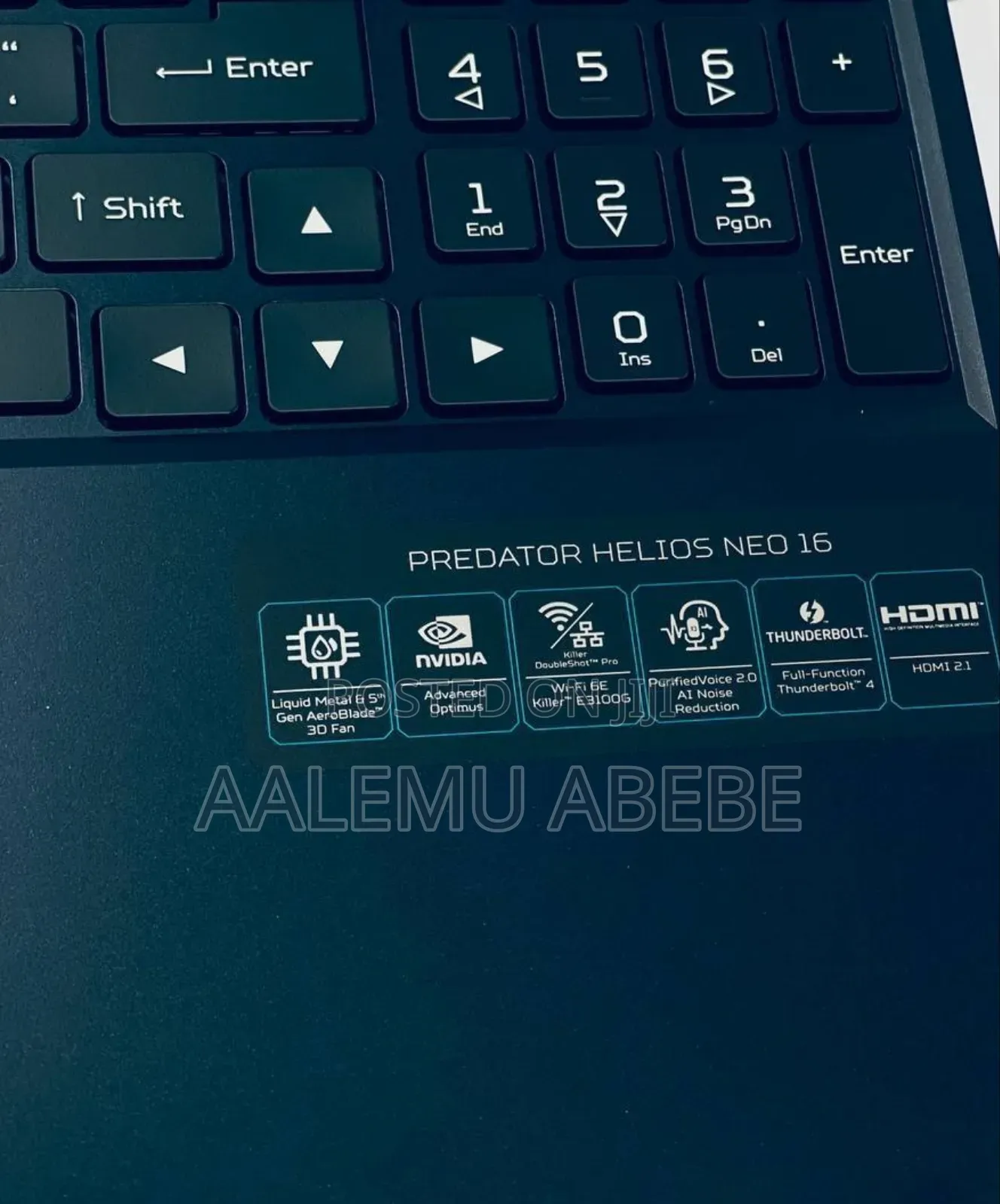 New Laptop Acer Predator Helios Neo 16 16GB Intel Core I9 SSD 1T