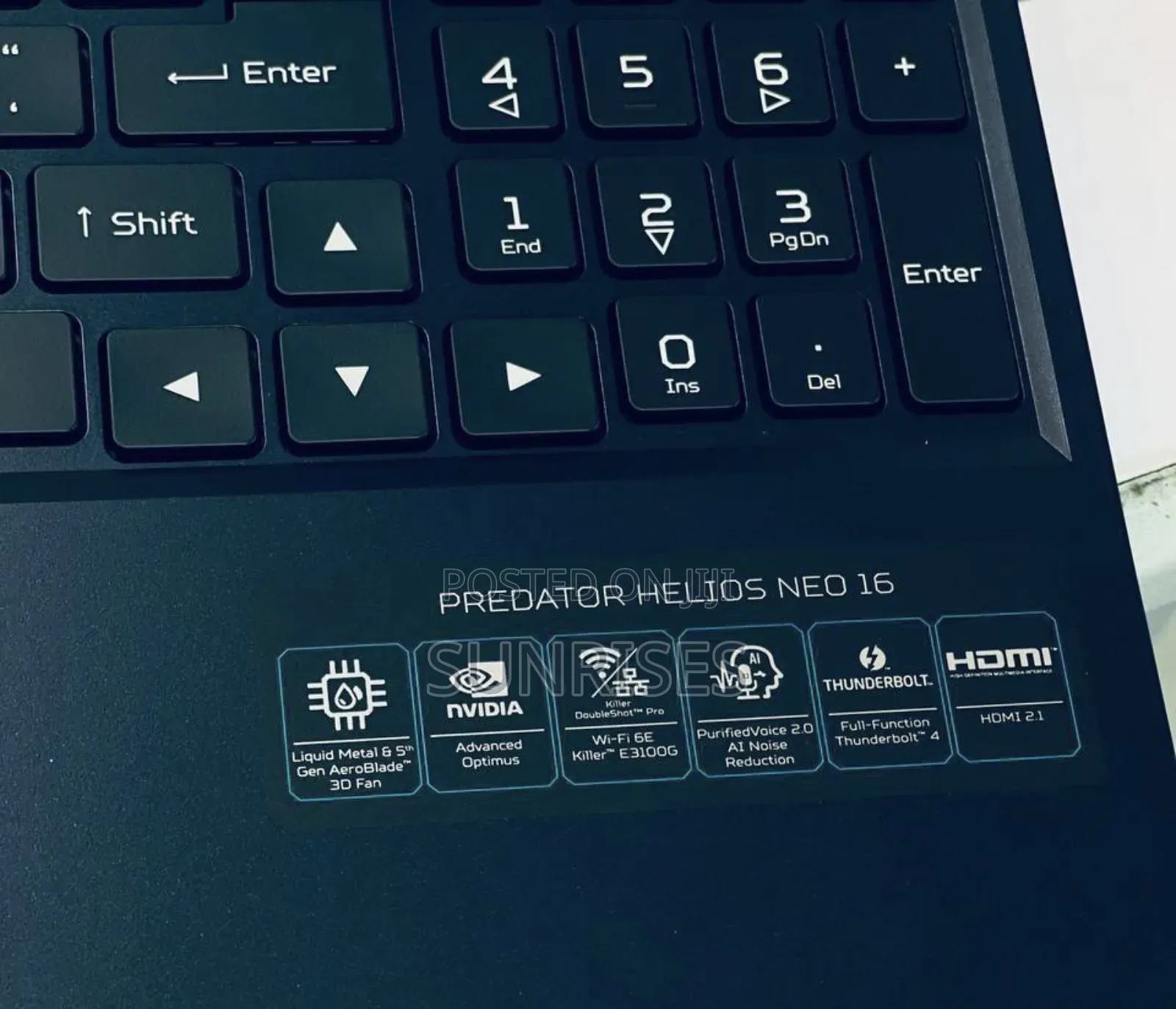 New Laptop Acer Predator Helios Neo 16 16GB Intel Core I9 SSD 1T