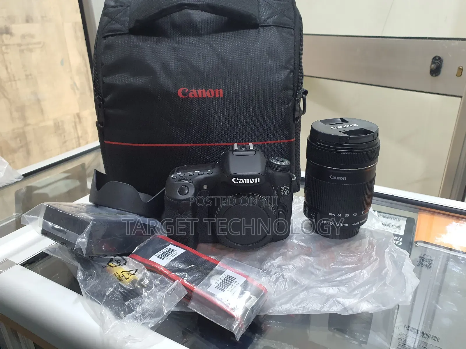 New Canon 70d With 18-135mm Lens