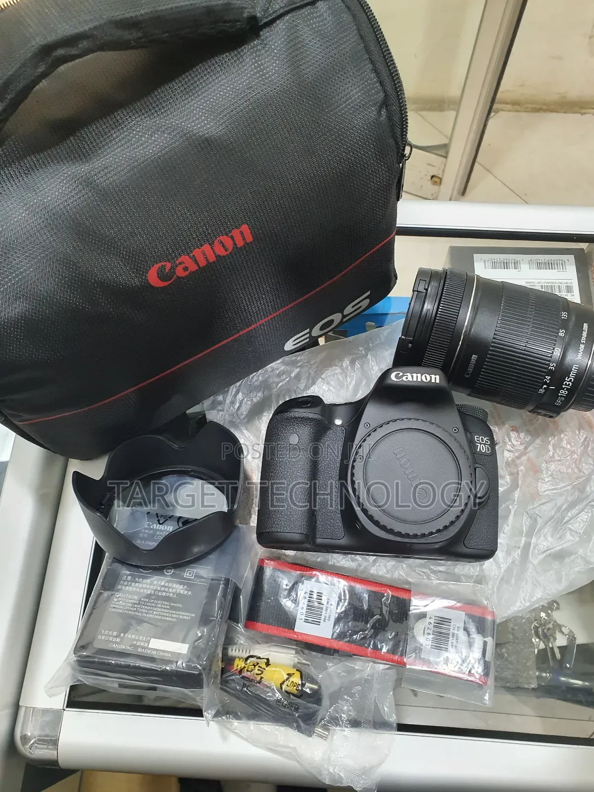 New Canon 70d With 18-135mm Lens