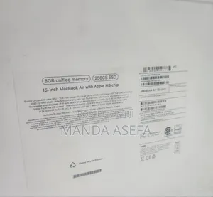 New Laptop Apple MacBook Air 8GB Apple M3 SSD 256GB