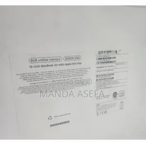 New Laptop Apple MacBook Air 8GB Apple M3 SSD 256GB