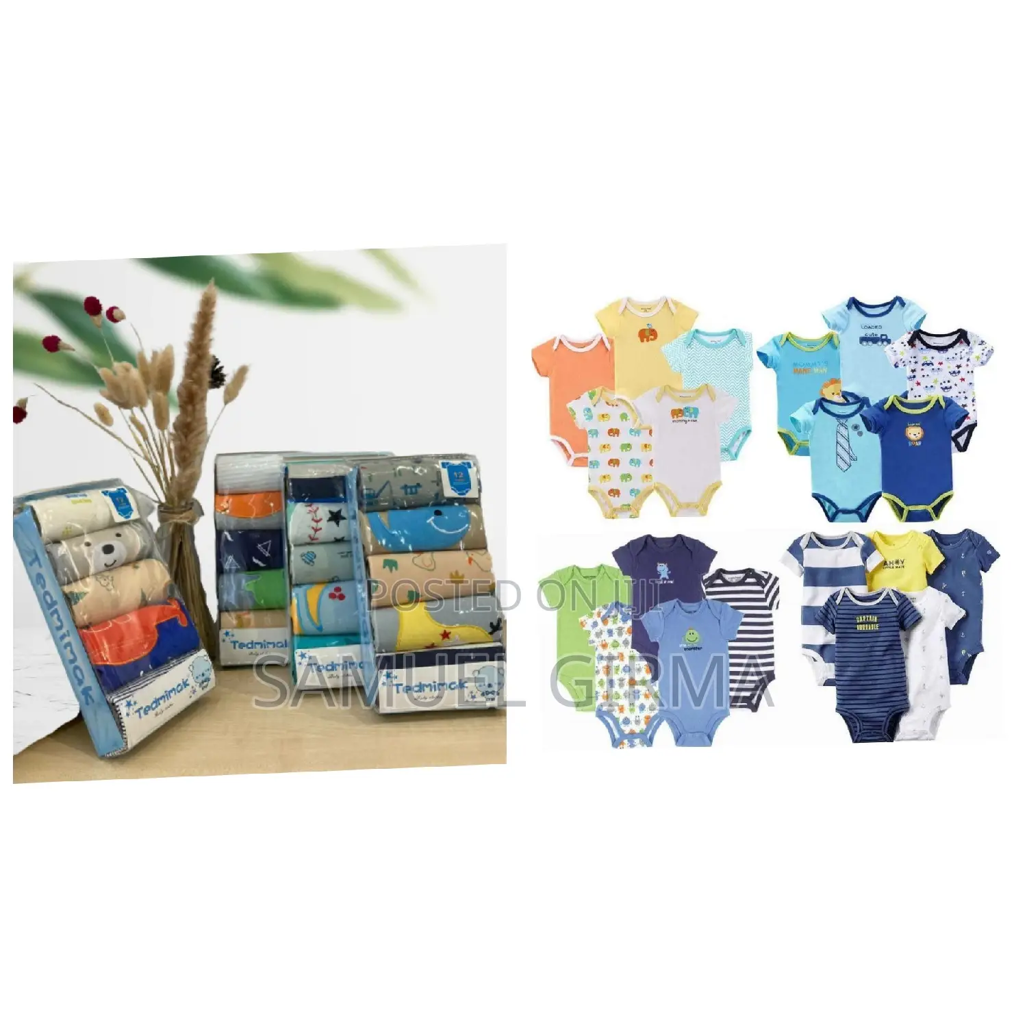  Carter's 5 in 1 የዳይፐር ቲሸርት