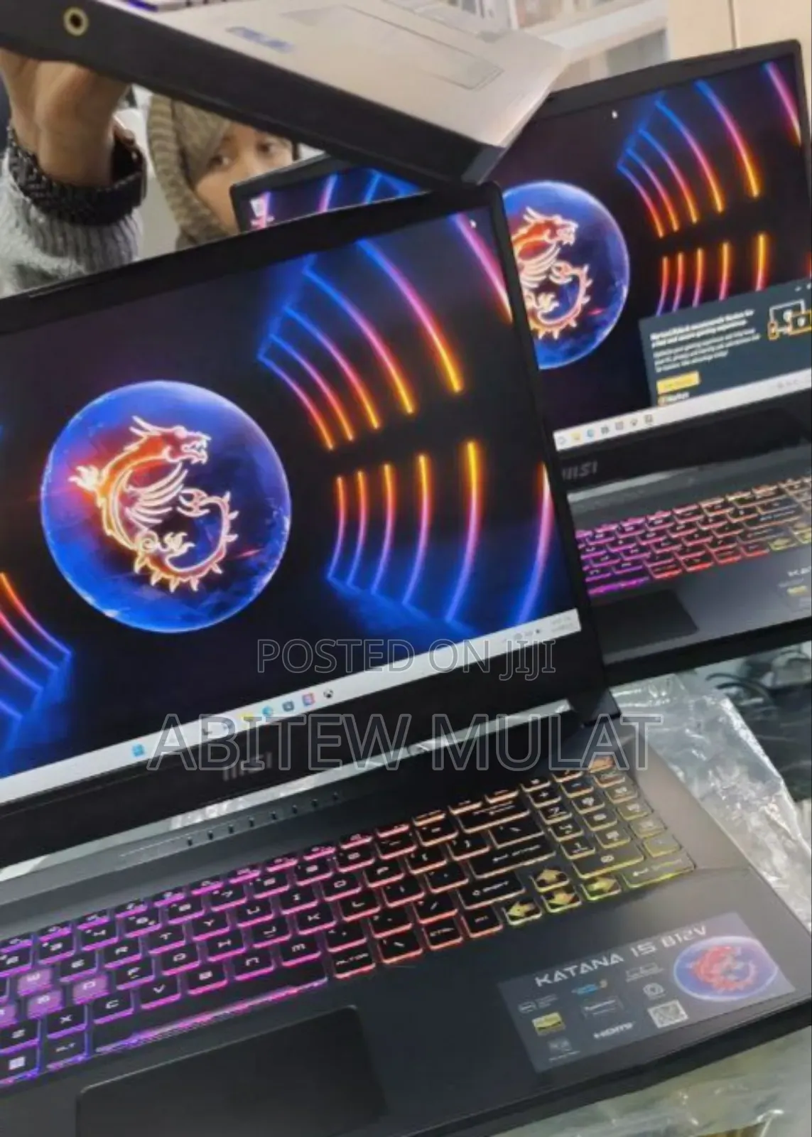 New Laptop MSI Katana GF66 16GB Intel Core I7 SSD 1T