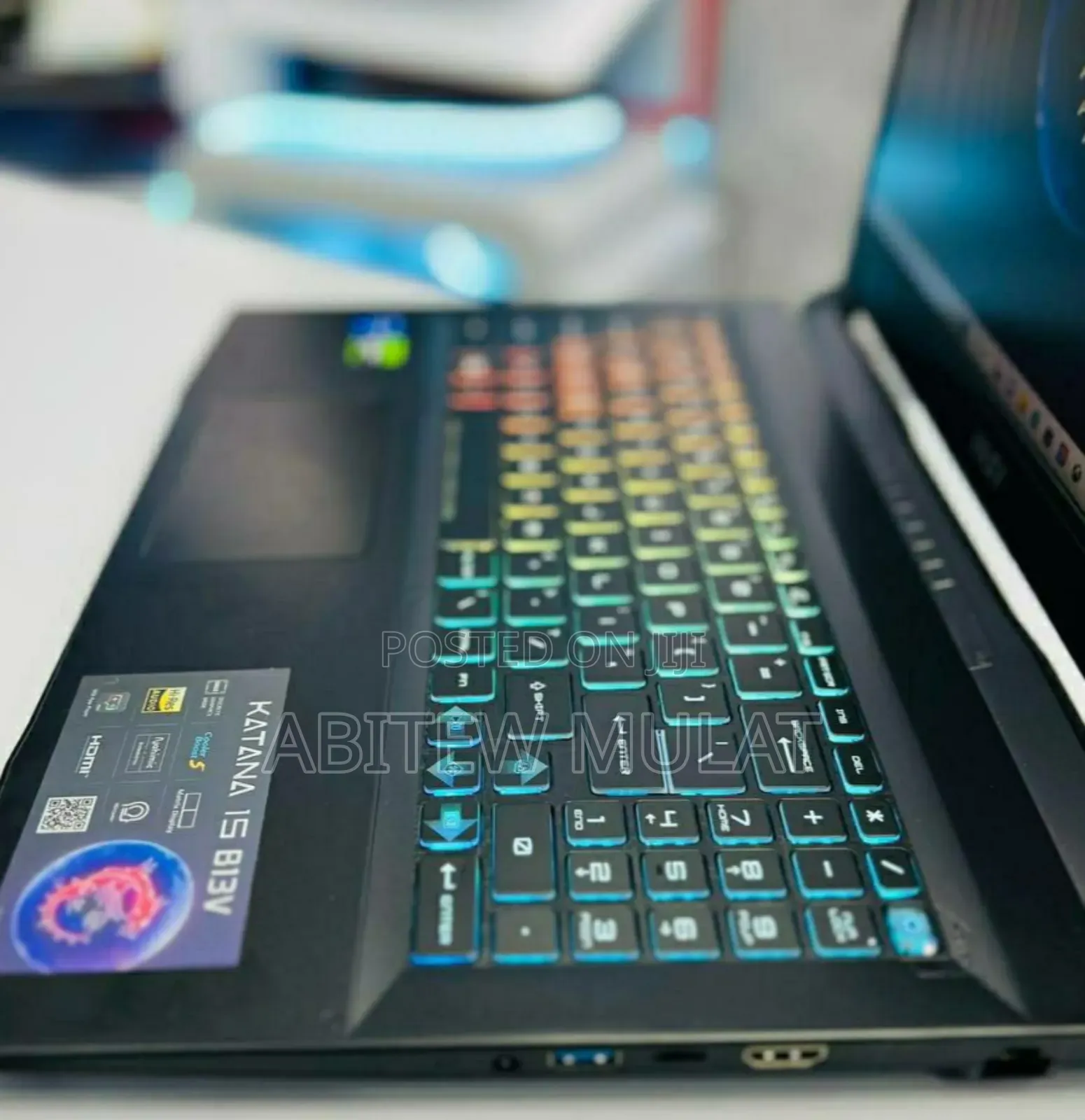 New Laptop MSI Katana GF66 16GB Intel Core I7 SSD 1T