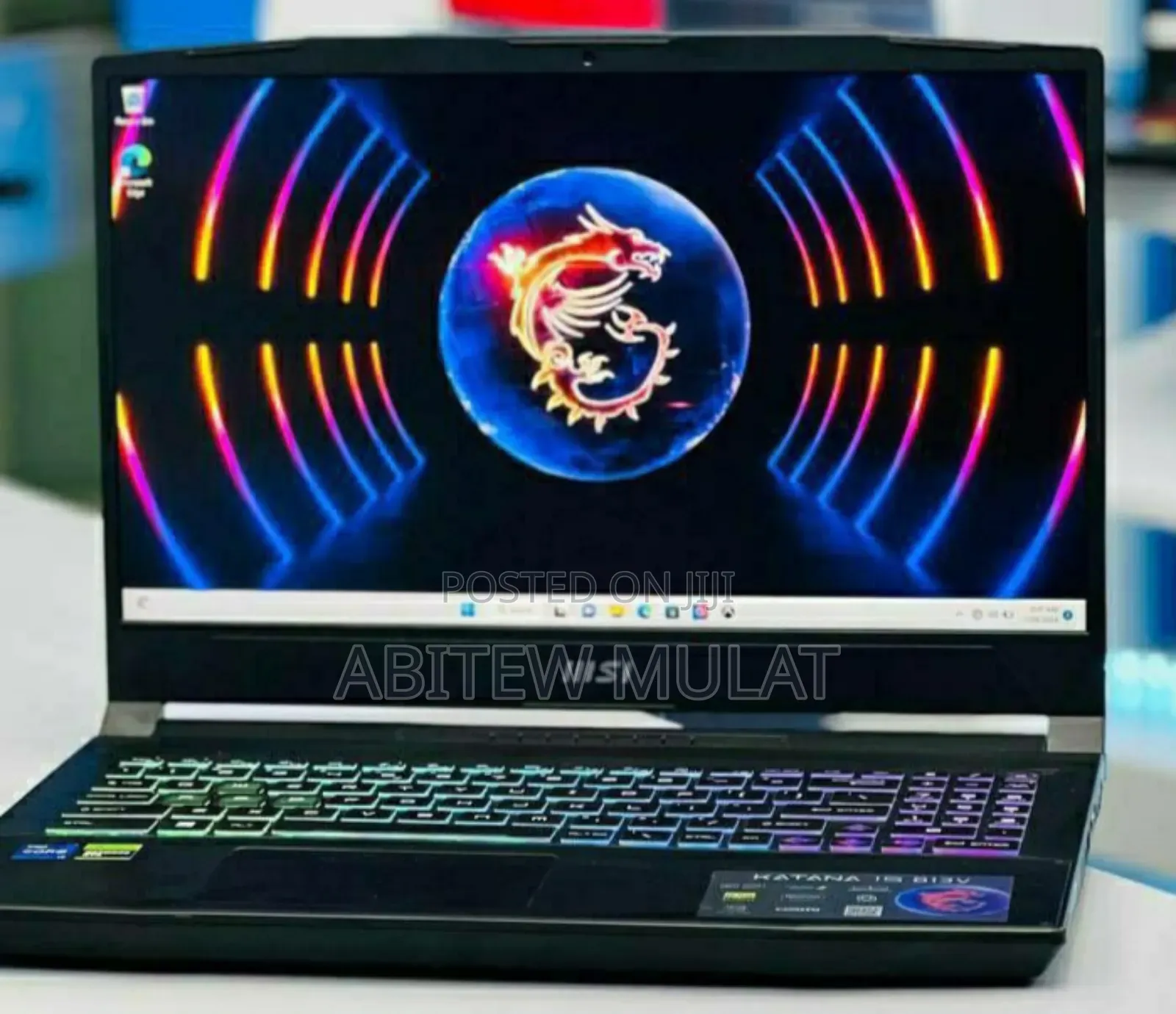 New Laptop MSI Katana GF66 16GB Intel Core I7 SSD 1T