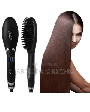 Photo - Pro Gemei Professional Hair Straightner Brush