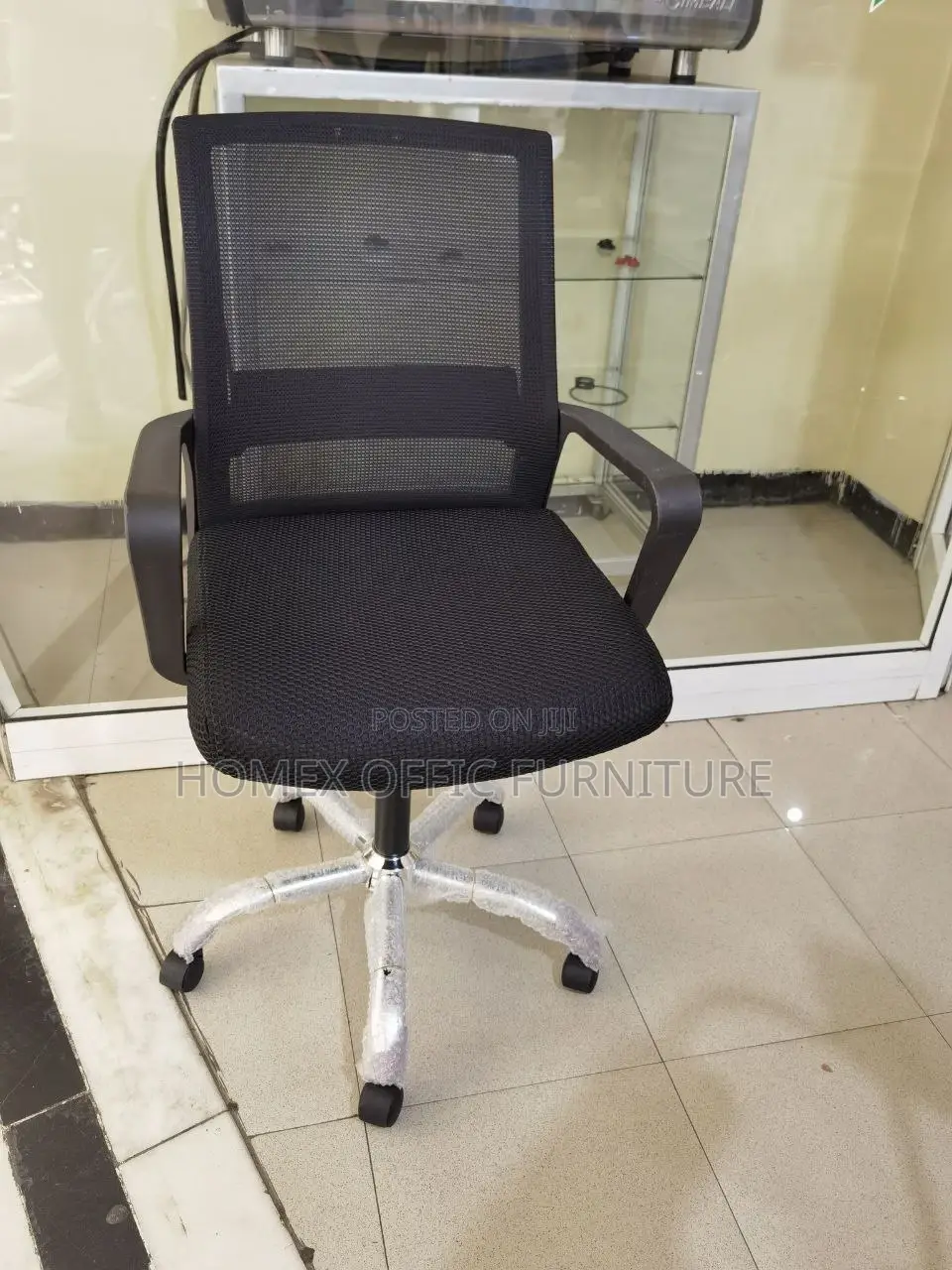 Office Secretarial and Staff Mesh Chair የቢሮወንፊትወንበር
