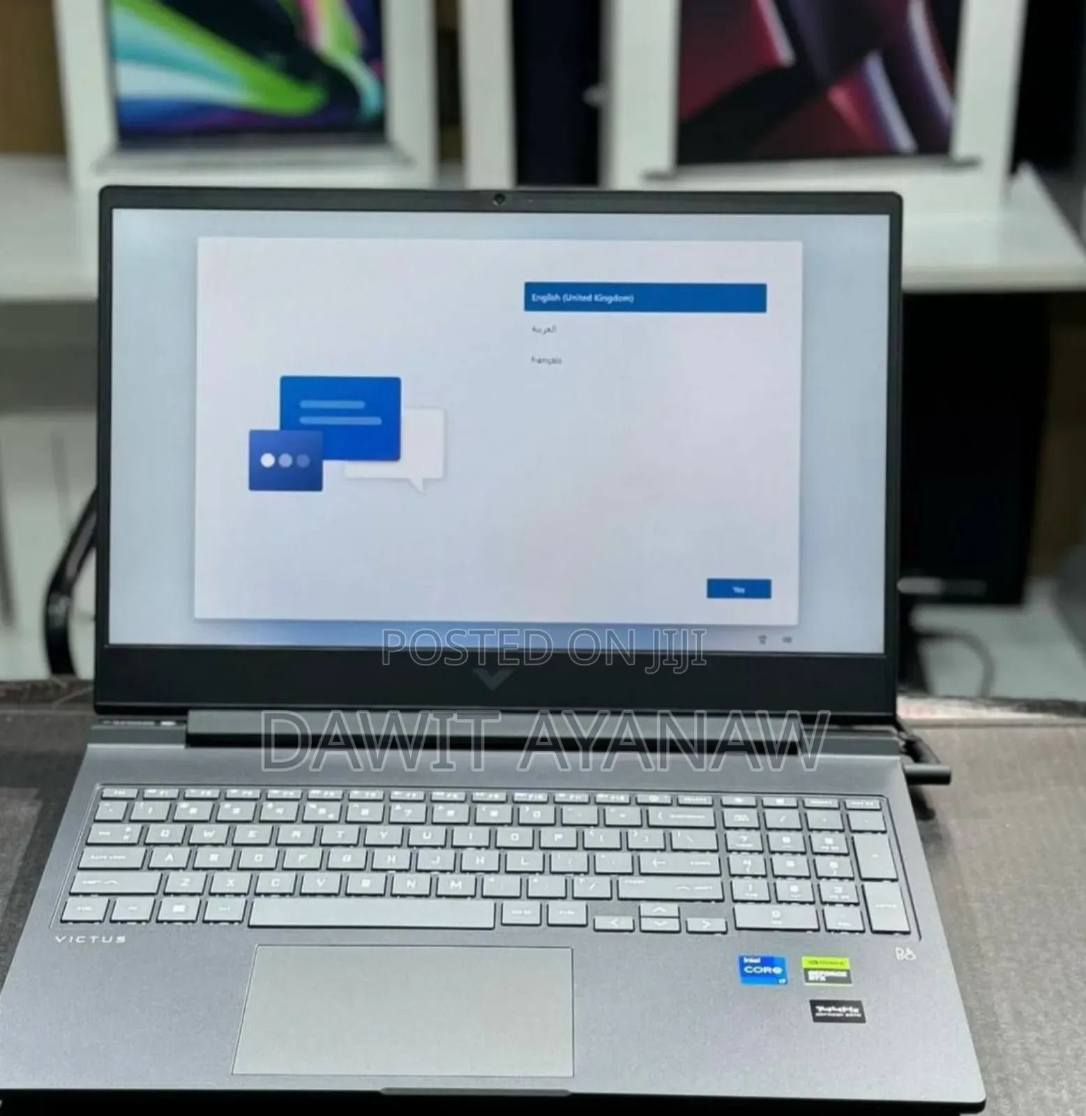 New Laptop HP Victus 15 16GB Intel Core I7 SSD 512GB