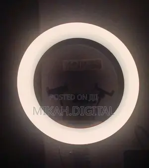 18'' Bicolor Ring Light With 3 Phone Holder 2.6m Stand