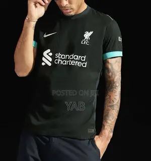 Photo - New Liverpool Away Kit Player