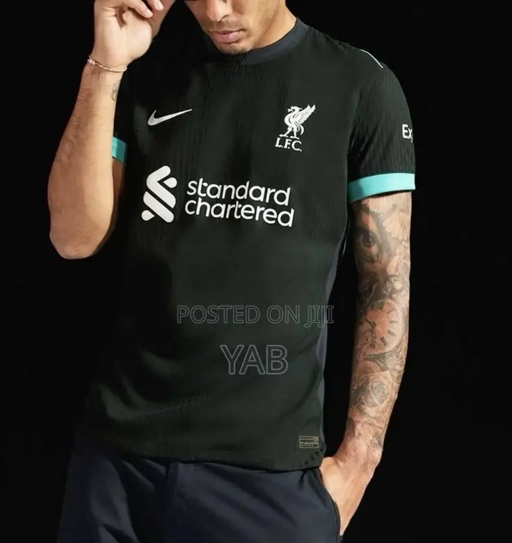 New Liverpool Away Kit Player