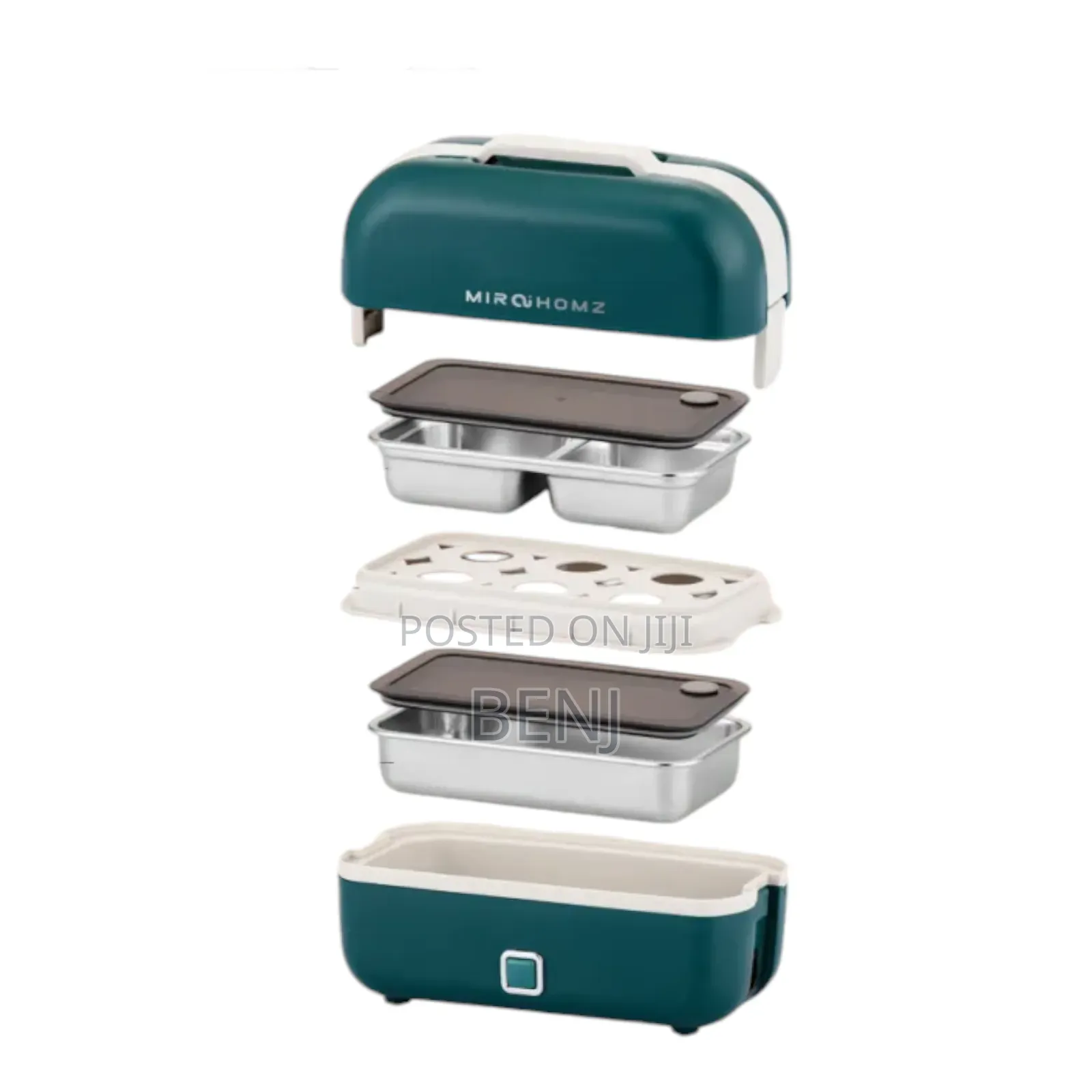 Steam Heatup Lunchbox | 2 Layer Electronic Skillet | Direct